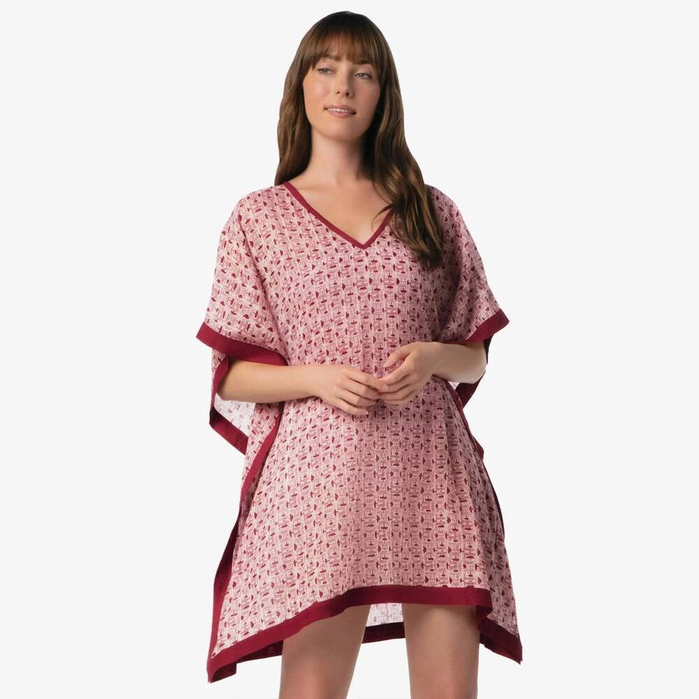 NEW HELEN JON short caftan dress in links